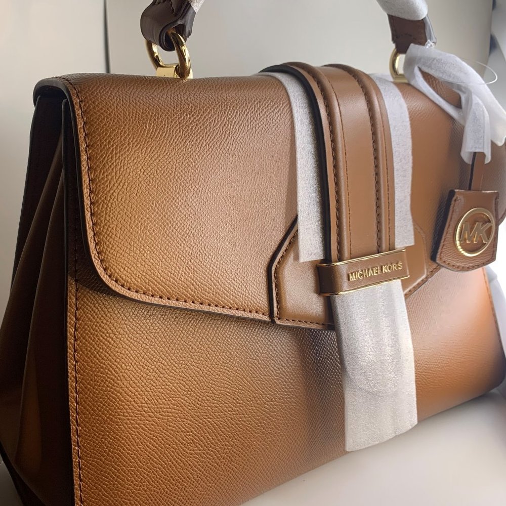 Michael Kors Bleecker Luggage Leather Bag